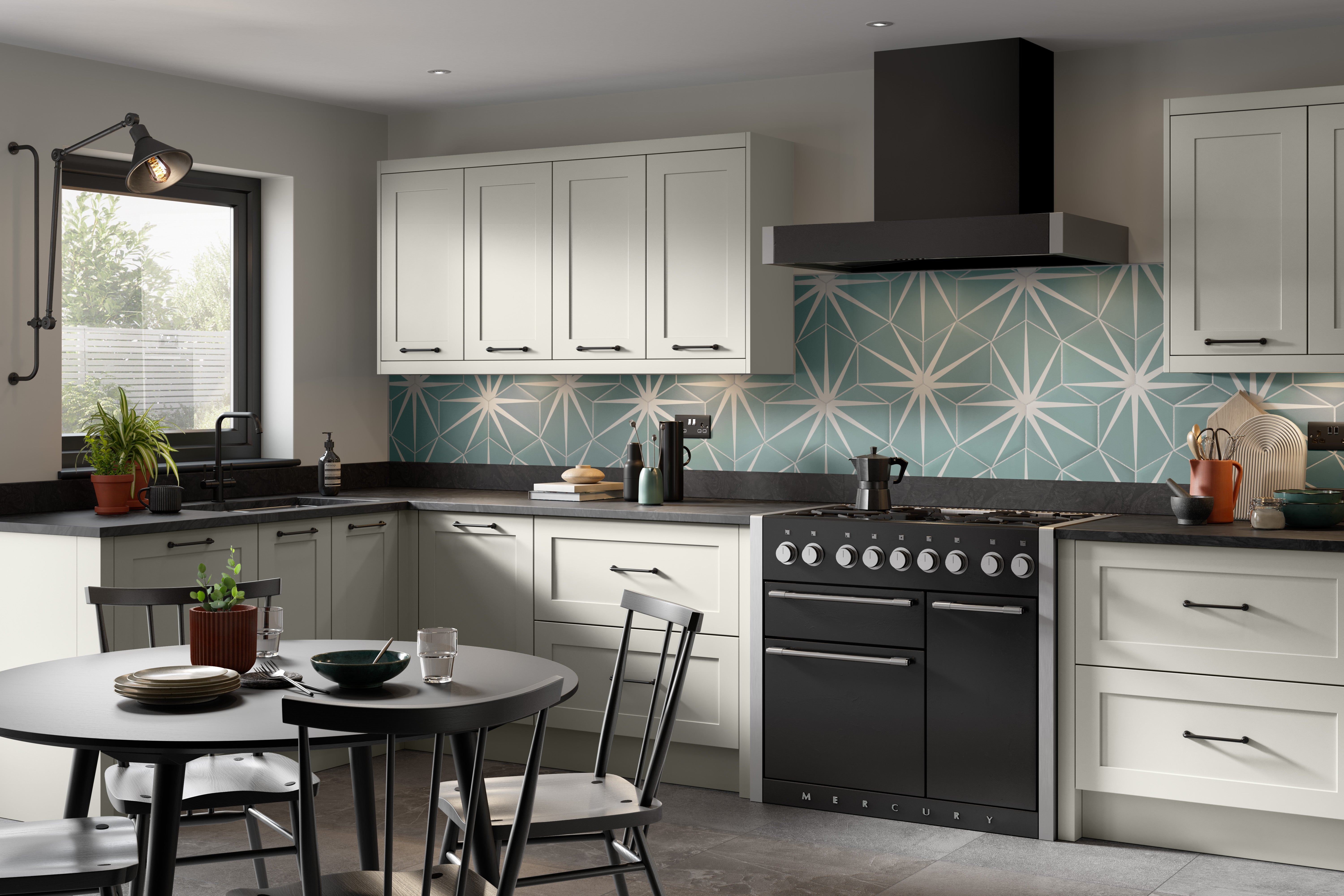 Hunton Dove Grey shaker kitchen